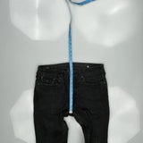 True Religion Skinny Jeans - 35W 31L Black Cotton Blend