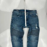 True Religion Skinny Jeans - 32W 30L Blue Denim