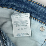 Wrangler Carpenter Jeans - 34W 32L Blue Cotton