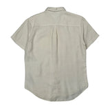 Tommy Hilfiger Short Sleeve Shirt - Medium Cream Linen