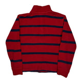 Age 6 Polo By Ralph Lauren Striped 1/4 Zip - XS Red Cotton