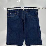 Levis Denim Shorts - 37W 11L Dark Wash Denim