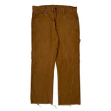 Carhartt Carpenter Pants - 33W 32L Brown Cotton