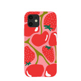 Bubblegum Pink Cherry Berry iPhone 12/ iPhone 12 Pro Case