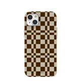 London Fog Chestnut Checkers iPhone 15 Plus Case