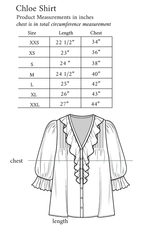 Chloe Shirt in Off White Solid