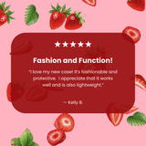 Clear Berry Pink iPhone 17 Case With Petal Pink Ridge (MagSafe included)