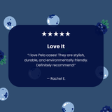 Clear Black and Blue iPhone 17 Pro Case With True Blue Ridge (MagSafe included)