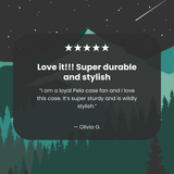 Clear Boreal iPhone Air Case With Noir Ridge (MagSafe included)