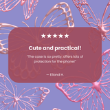 Clear Butterfly Effect iPhone 15 Pro Max Case With Lavender Ridge