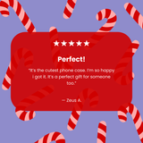 Clear Candy Cane Chaos iPhone 16 Pro Max Case With Lavender Ridge