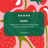 Clear Cherry Berry iPhone 17 Case With Petal Pink Ridge (MagSafe included)