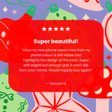 Clear Festive Flair iPhone 15 Pro Max Case With Lavender Ridge