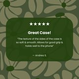 Clear Funky Flora iPhone 17 Case With Forest Floor Ridge (MagSafe included)