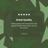 Clear Green Glow iPhone 17 Case With Forest Floor Ridge (MagSafe included)