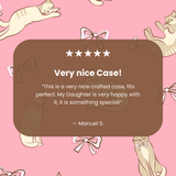 Clear Purrfection iPhone 17 Pro Case With Petal Pink Ridge (MagSafe included)