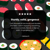 Clear Sushi Night iPhone Air Case With Noir Ridge (MagSafe included)