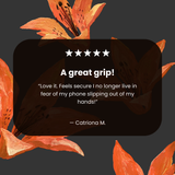 Clear Tiger Lily iPhone 17 Case With Noir Ridge (MagSafe included)