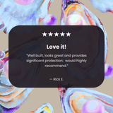 Clear Twilight Pearl iPhone Air Case With London Fog Ridge (MagSafe included)