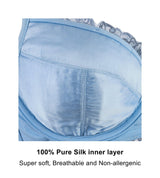 Ashley Embroidery Silk & Organic Cotton Supportive Plunge Bra