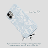 Powder Blue Coastal Rodeo iPhone 16 Plus Case