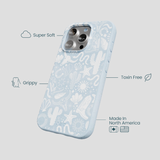 Powder Blue Coastal Rodeo iPhone 16 Pro Case