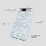 Powder Blue Coastal Rodeo Google Pixel 7a Case