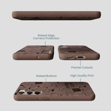 Chocolate Brown Coffee Club Samsung Galaxy S23+(Plus) Case