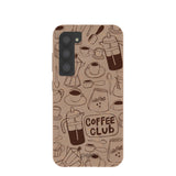 Chocolate Brown Coffee Club Samsung Galaxy S23 Case