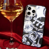 Black Cosmic Luck iPhone 15 Pro Max Case