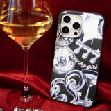 Black Cosmic Luck iPhone 14 Case