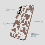 Chocolate Brown Cow Couture Samsung Galaxy S23+(Plus) Case