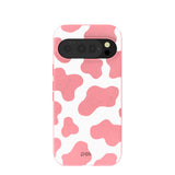Bubblegum Pink Cow Google Pixel 10/10 Pro Case