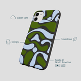 Black Curve and Flow iPhone 11 Case