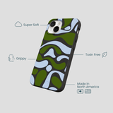 Black Curve and Flow iPhone 13 Mini Case