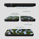 Black Curve and Flow iPhone 13 Pro Max Case