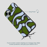 Black Curve and Flow iPhone 14 Plus Case