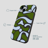 Black Curve and Flow iPhone 14 Plus Case