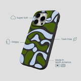 Black Curve and Flow iPhone 14 Pro Case