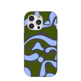 Black Curve and Flow iPhone 15 Pro Case