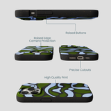 Black Curve and Flow iPhone 15 Pro Case