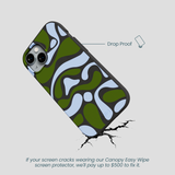 Black Curve and Flow iPhone 15 Case