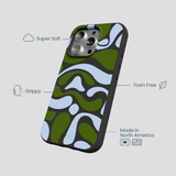 Black Curve and Flow iPhone 16 Pro Case