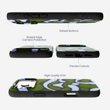 Black Curve and Flow iPhone 17 Pro Max Case