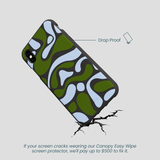 Black Curve and Flow iPhone XR Case