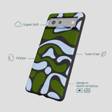 Black Curve and Flow Google Pixel 6a Case