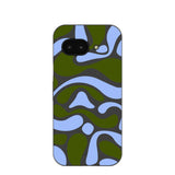 Black Curve and Flow Google Pixel 9a Case