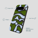 Black Curve and Flow Google Pixel 9/9 Pro Case