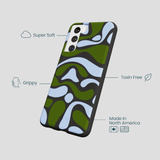 Black Curve and Flow Samsung Galaxy S21 Case