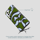 Black Curve and Flow Samsung Galaxy S22 Case
